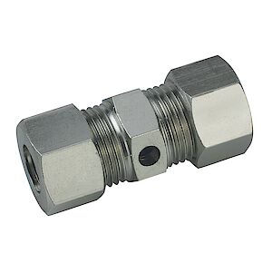 Screw connector straight