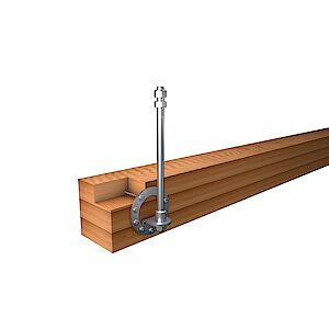 Supports du système pour constructions en bois