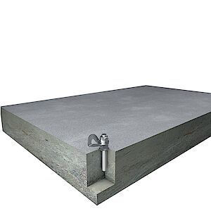 EAP Standard mit Klebanker auf Beton