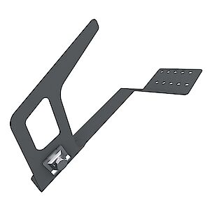 Roof safety hook curved