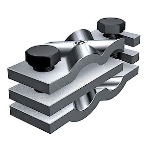 Cross clamp, 3-parts 