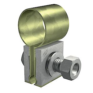 Pipe contact clip