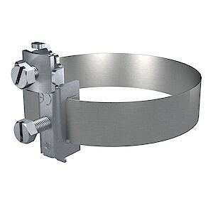 Earthing strip clamps
