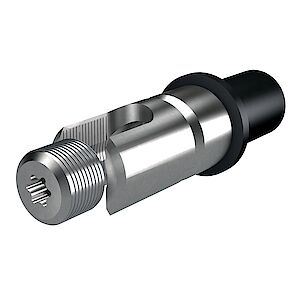 Conductor clip with neoprene dowel Conductor clip with neoprene dowel