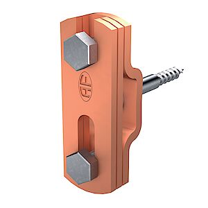 Fixing clamp for tape Fixing clamp for tape