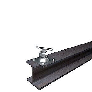 Guide de cable 0° sur plaque de base acier Guide de cable 0° sur plaque de base acier