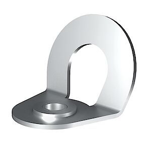 Punto di ancoraggio angolato, ruotabile Punto di ancoraggio angolato, ruotabile