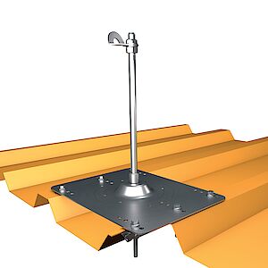 SAP Standard, support 16mm, on base plate trapezoidal profiles - steel