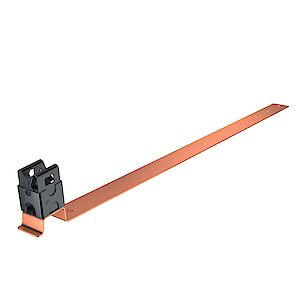 Conductor holder for flat tiles (nailed) Conductor holder for flat tiles (nailed)