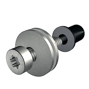 Recessed nut set Recessed nut set