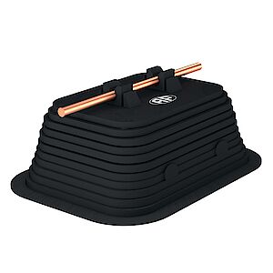 Ridge conductor support for flat roof Ridge conductor support for flat roof