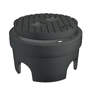 Earthing inspection pit for test joint, cast iron Earthing inspection pit for test joint, cast iron