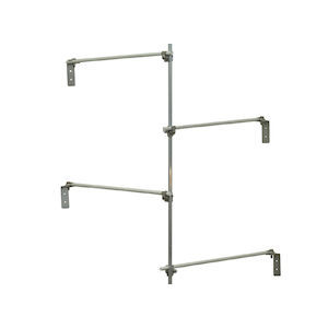 Asta di captazione con supporti isolati Asta di captazione con supporti isolati