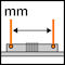 Length between suspension